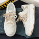 2024 new Hong Kong style thick soled casual board shoes, youth sports versatile small white trendy shoes