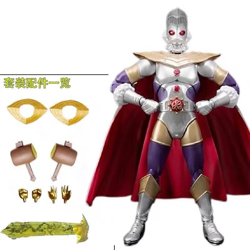 银河奥特人偶手办变形玩具玩偶shf关节可动金刚智力6岁赛罗捷德|undefined