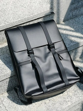 高级感男士双肩包商务通勤电脑包大容量旅行背包男女大学生皮书包