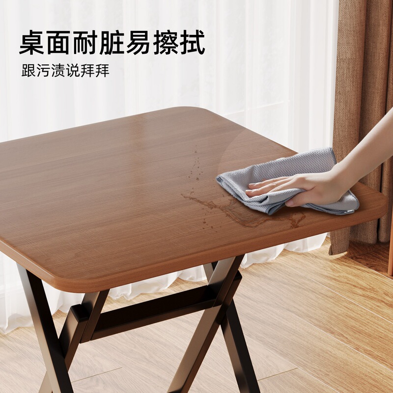 折りたたみテーブル正方形家庭用小型折りたたみテーブル賃貸住宅ダイニングテーブルポータブルナイトマーケット屋台小さなダイニングテーブル|undefined