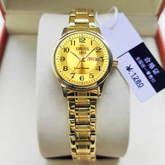 超薄防水女士手錶女士腕錶石英女鎢鋼女表男學生情侶手鍊手錶