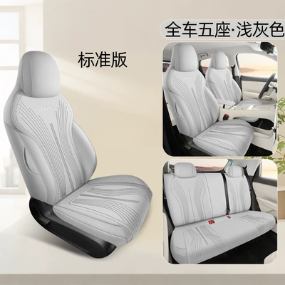 seat covers, Youth Dream Freedom – Modelə uyğun (Original) oturacaq örtükləri - light-gray-five-seater-full-cover-standard-version-special-for-star-wish