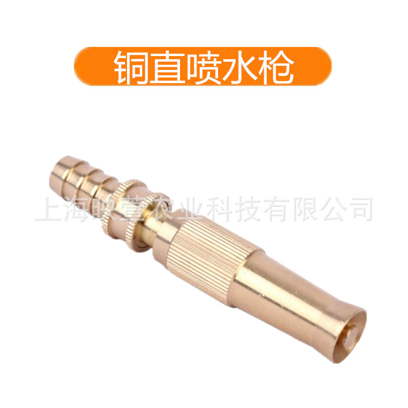 铜笔水枪洗车水枪喷头家用汽车刷车金属花洒喷头浇花菜倒刺水枪