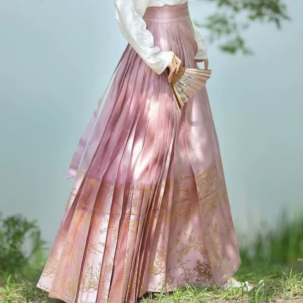 【Mantingfang】Single pink skirt