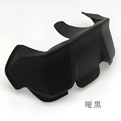 No-Drill Installation Rear Wing, Dəbilqə (Kaska) aksesuarları - matt-black-2-sets-of-glue-included