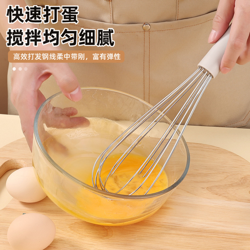 卡通鹦鹉柄打蛋器厨房10寸烘焙工具多功能不锈钢奶油打发器手摇|undefined