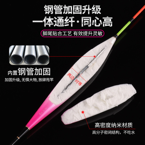 Ultra-long Nanometer Floating Bobber Rogue Float Raft Fishing Bobber Black Hole Carp Extended Deep Water Bobber Travel 78 cm Fishing Gear