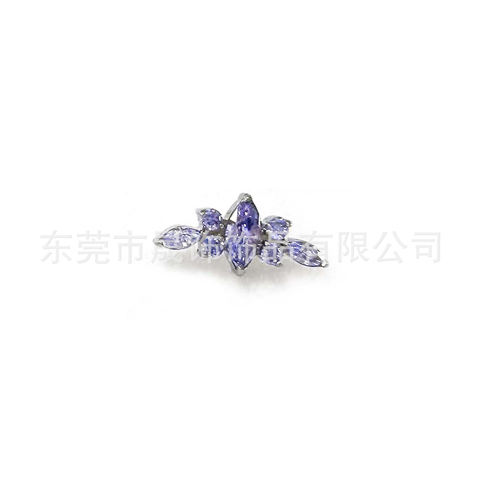 F136 Titanium 马眼 Cubic Zirconia Ear Stud G23 Implant Grade Titanium Internal Thread Cubic Zirconia Labret Stud 人体 Piercing Jewelry Accessories