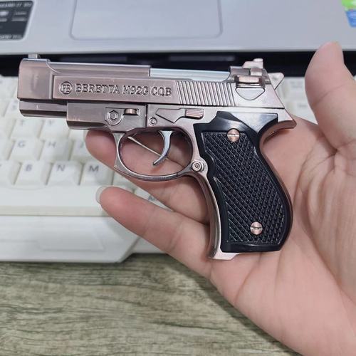 Inflatable Metal Lighter Creative Windproof Red Flame Cigarette Lighter Unique Design Lighter