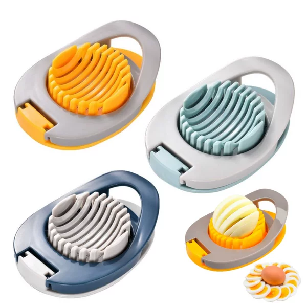 Multi-Purpose Egg Cutting Tool for Home Kitchen, Egg Slicer for Slicing and Dividing Soft-Boiled Eggs