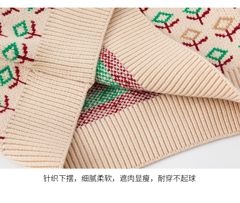 D6979 640K ÁO LEN TRẺ EM NỮ HUZTDCL ÁO LEN TRẺ EM PHONG CÁCH HÀN QUỐC DÀY ẤM THỜI TRANG TRẺ EM G02 SẢN PHẨM MỚI
