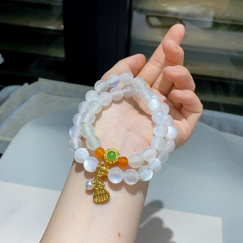 10mm变色海云母双圈搭配葫芦配饰送女朋友闺蜜自留生日礼物|undefined