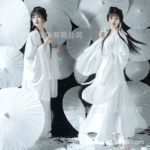 魏晋风汉服女超仙古装飘逸大袖衫中国风外景影楼主题拍照写真服装