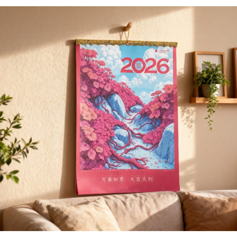 2026马年挂历新年礼品可DIY来图