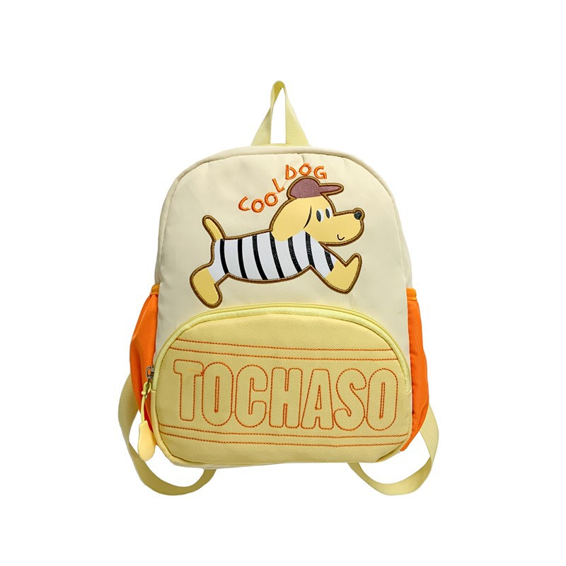Caricaturas lindas perros, mochila para niños y niñas, nueva mochila infantil, mochila para niños con letras extranjeras, moda