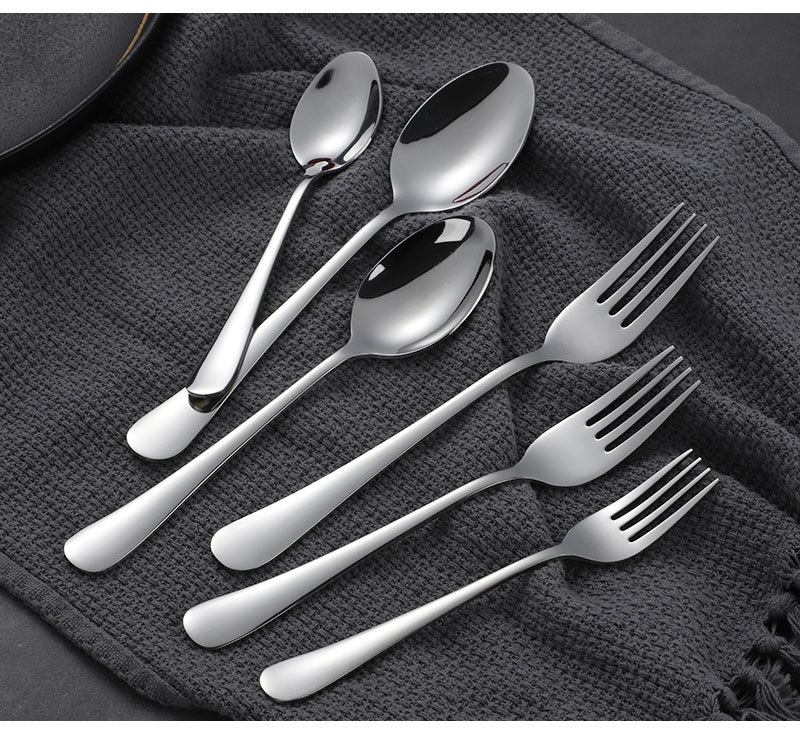 304 stainless steel pointed spoon, household soup spoon, adult porridge spoon, hotel and restaurant Western tableware, stirring dessert and coffee spoon 56 pic 17