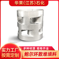 金属鲍尔环填料 高精度精馏塔散堆填料304/316L不锈钢鲍尔环填料
