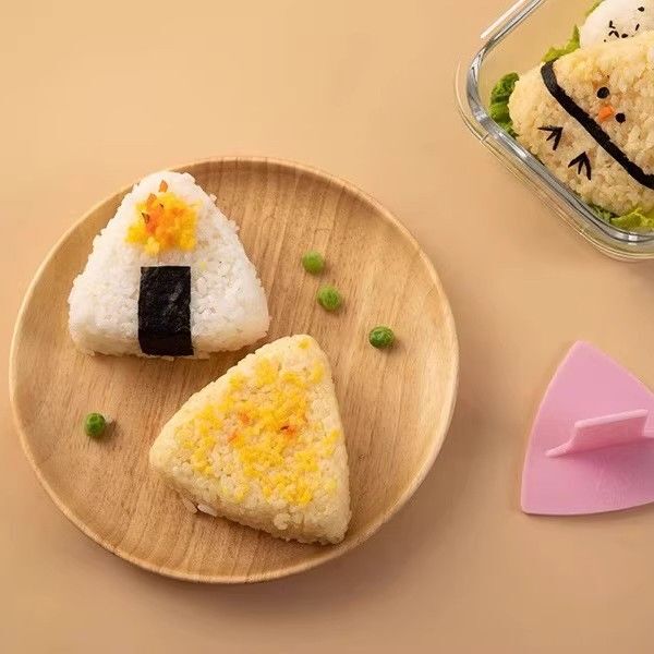 粉色三角饭团模具套装寿司做紫菜家用diy商用日式食品级|undefined