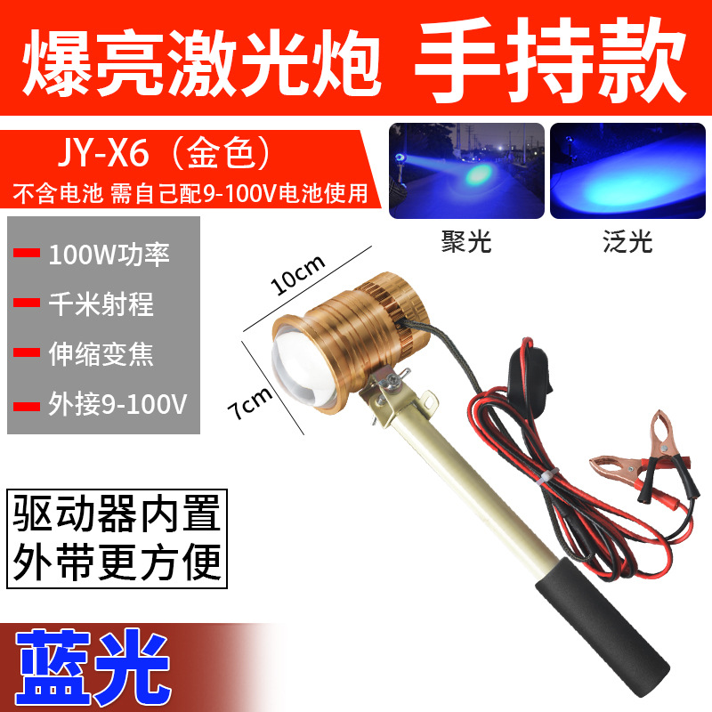 [핸드헬드] 9-100V100W 백색광-LED 줌