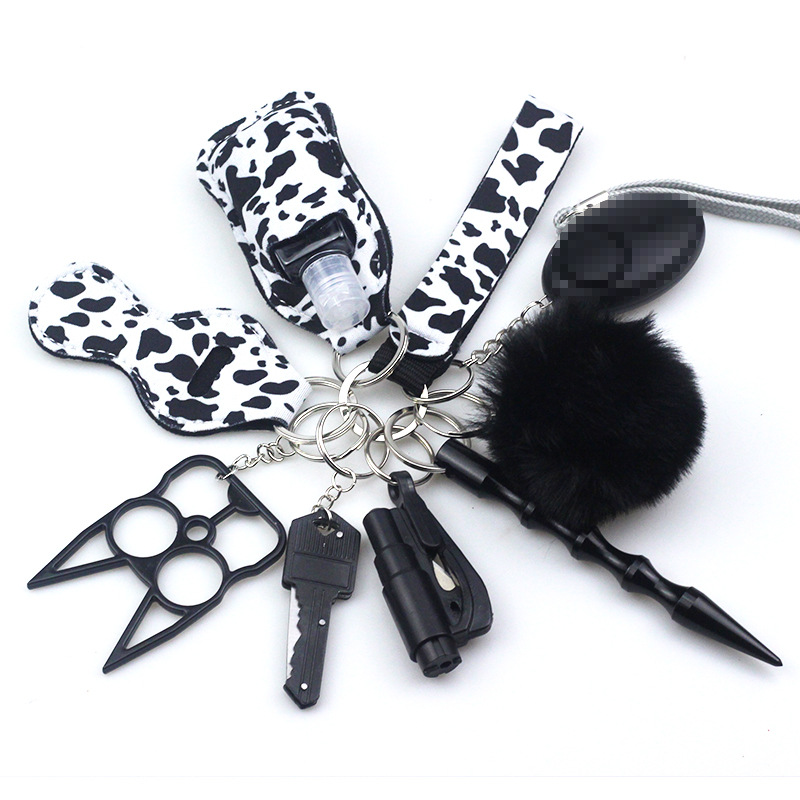 1 Set Fashion Solid Color Metal Keychain display picture 4