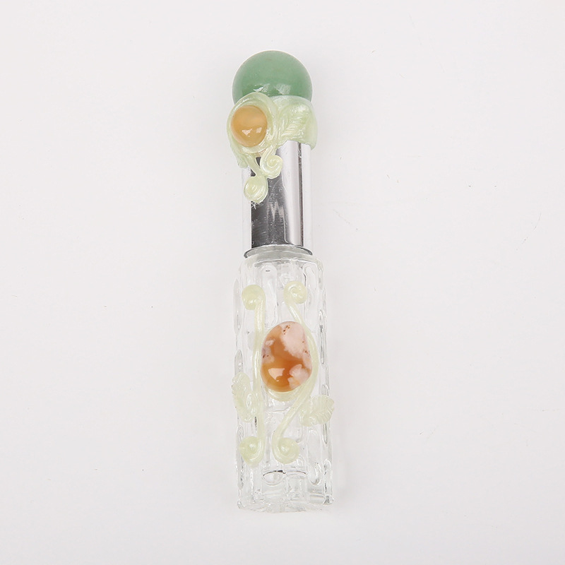 香水瓶手工制作天然水晶工艺品玻璃香水瓶储物瓶家居装饰桌面摆件|undefined