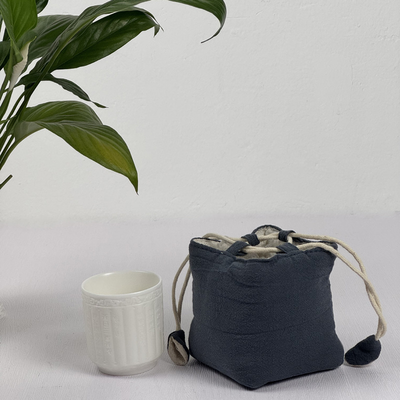 結婚式の部屋の結婚式のキャンディーハンドバッグ装飾屋外ティーセット収納袋文化玩具ジュエリーバンドルポケットティーカップ生地バッグ|undefined