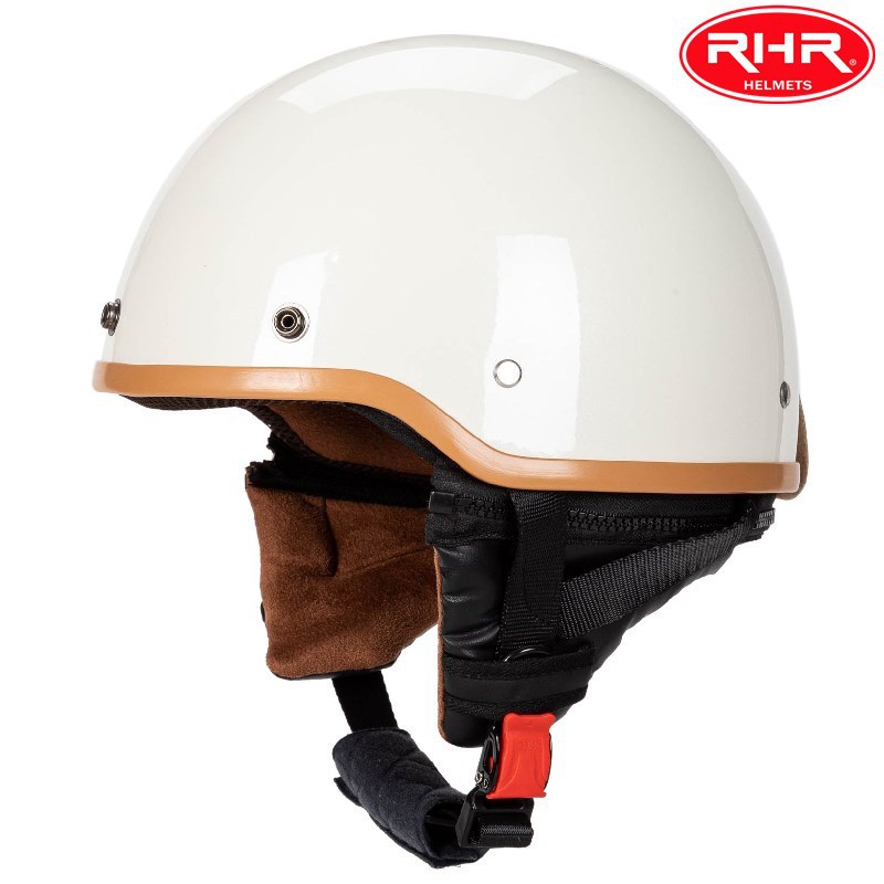 Vintage pusķivere ar malu ar noņemamu motocikla ķiveri ar priekšautiņu Elektriskā veloķivere Halewind_voghion.com