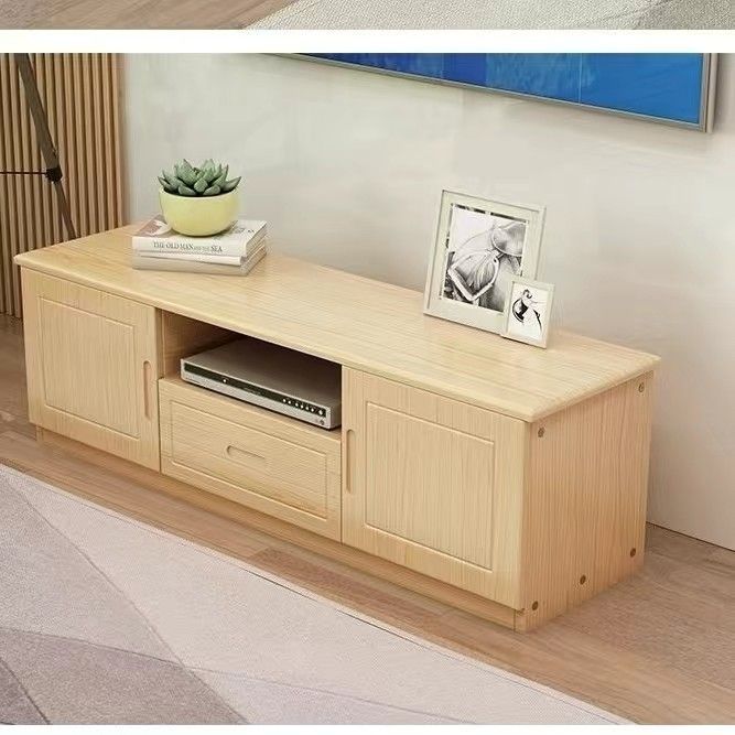 All Solid Wood Tv Cabinet Storage Cabinet Modern Simple Low Cabinet Bedroom Small Apartment Small Living Room Cabinet Fully Assembled Floor Cabinet