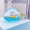Sanrio, blue pendant, doll, cartoon keychain