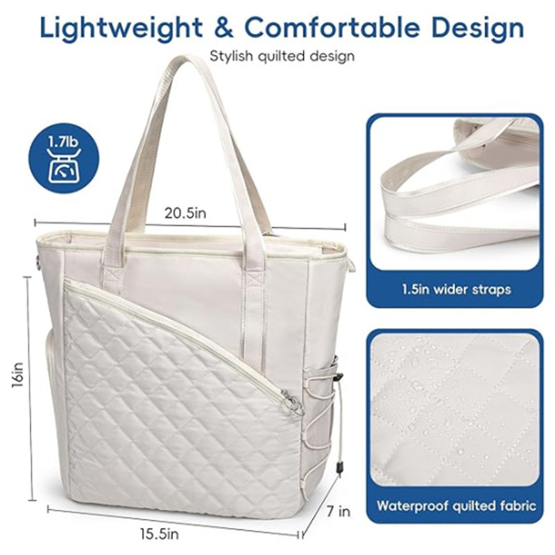 Nuevo bolso de tenis transfronterizo, bolso de pelota, 3 - 4 raquetas con compartimiento de zapatos y bolsillo húmedo