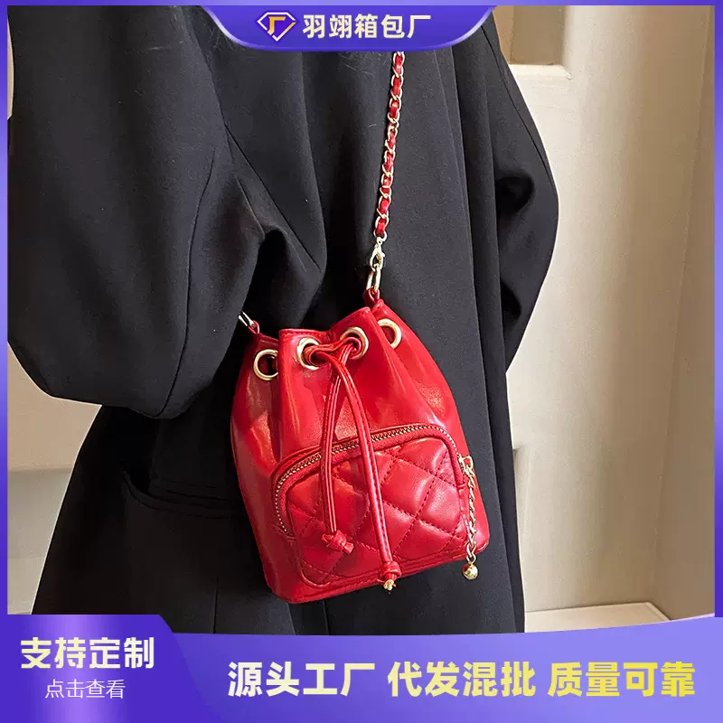 婚包高级感小包包女红包2024新款伴娘包斜挎包小包红色结婚新娘包