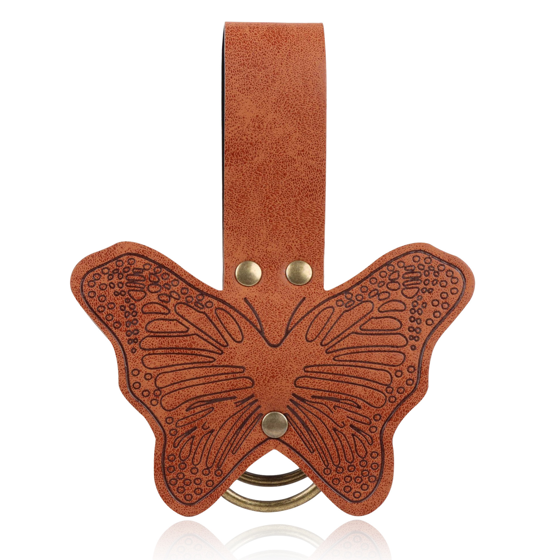 갈색 나비 클립