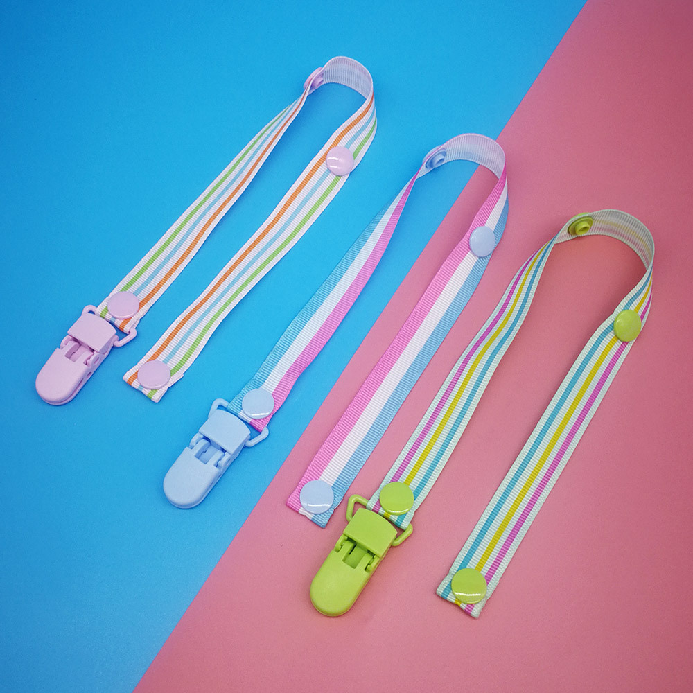 In stock maternal and child supplies baby pacifier chain clip teether anti-drop chain pacifier clip infant anti-drop chain