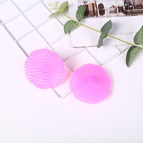 Candy color shampoo and massage head brush, pet dog and cat bathing, shampoo and brush supplies for adults and children
