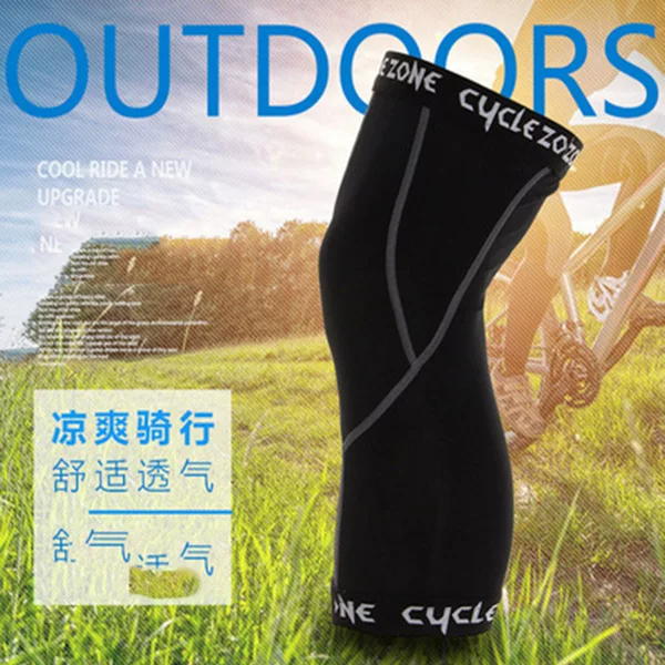 Outdoor Sports Leg Covers, Cycling Knee Pads, Protective Gear, Fitness Playing and Mountaineering, Multi-Functional, Highly Elastic, Breathable, Non-Slip Leg Guards