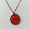 Retro football necklace, American style