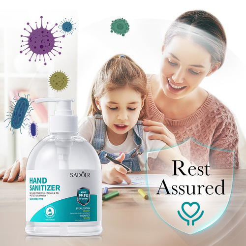 Full English SADOER hand sanitizer 500ml foam deep gentle cleansing large capacity cross-border foreign trade wholesale
