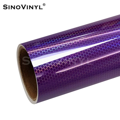 Kalek car honeycomb laser Automotive Film - 039-m-purple