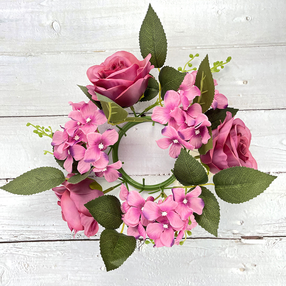 Artificial Rose Garland For Wedding And Living Room Decoration_voghion.com
