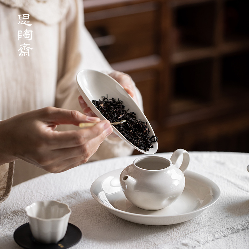 Presentador de Té de Cerámica para Ceremonia del Té image 5