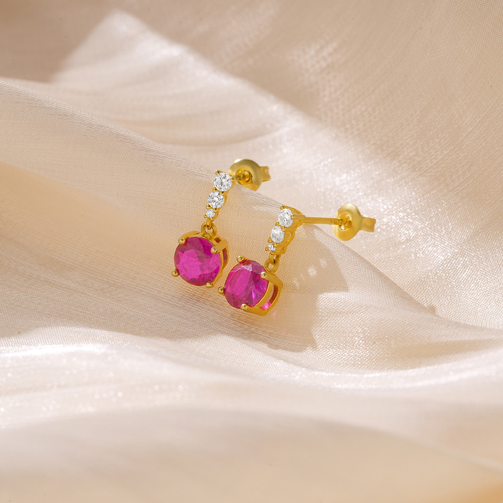 4g Weight 925 Sterling Silver Ear Needle Material Zircon Inlay Material Earrings Classification 1 Pair Quantity Daily Occasion 925 Sterling Silver Material Geometric Pattern Women's Gender Plating, Inlay Design Simple Style Style 1 Pair 925 Sterling Silver Zircon Geometric Earrings 18