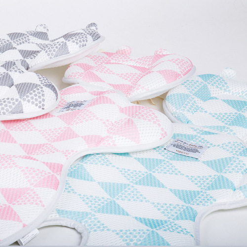 YODO XIUI Baby Stroller Mat, Breathable Sandwich Baby Bedding, Bear Ears Double Layer Thick Cooling Mat