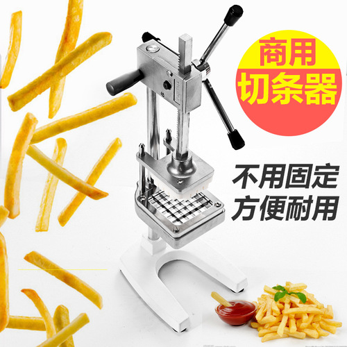 Vertical manual French fries cutting machine, potato strips cutting machine, radish cutting, cucumber cutting machine, dicing machine