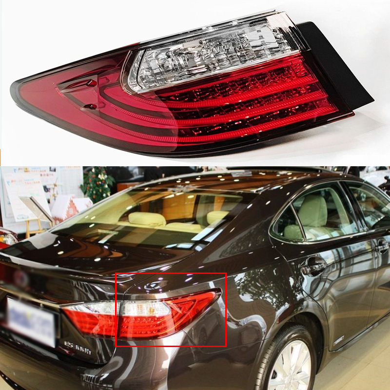 Aplicable 2013 - 14 Lexus ES Luz trasera exterior Aplicable 2015 - 18 Lexus ES