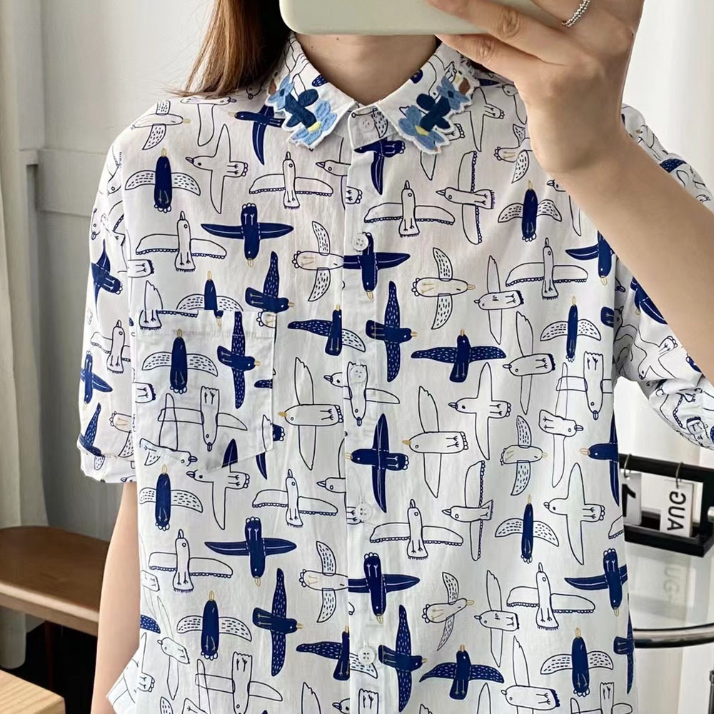Summer cute fresh cartoon shirt