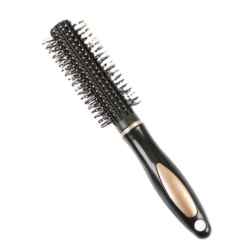 家庭用ヘアカーラーコーム、男女兼用エアクッションマッサージコーム、骨型コーム、インナーバウンドスタイリング、ヘアスタイリング用円筒型ローラーコーム|undefined