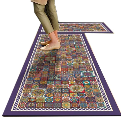 Avtomobil döşəmə paspasları — Mats, Home Kitchen Stain-Resistant, Water-Absorbing
