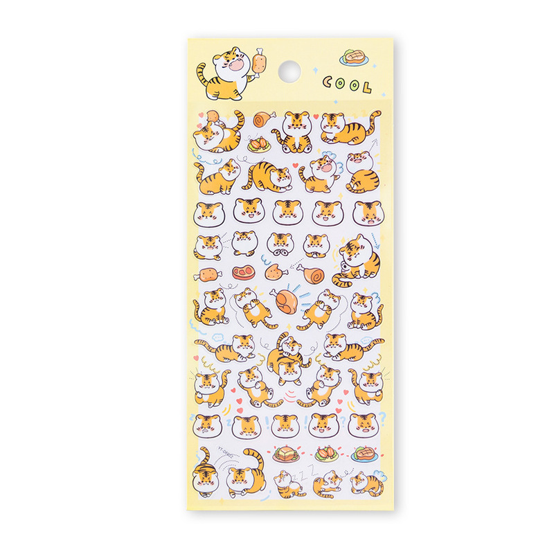 かわいい動物の手の漫画のシールの小脳の斧のパンダの猫の犬の子供の手の装飾の携帯電話のアルバムは貼ります|undefined