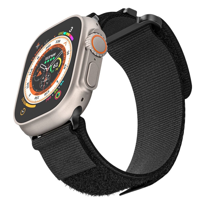 Adecuado para applewatch1-8 Apple montaña lazo Correa montañismo nylon lona deportes correa de velcro