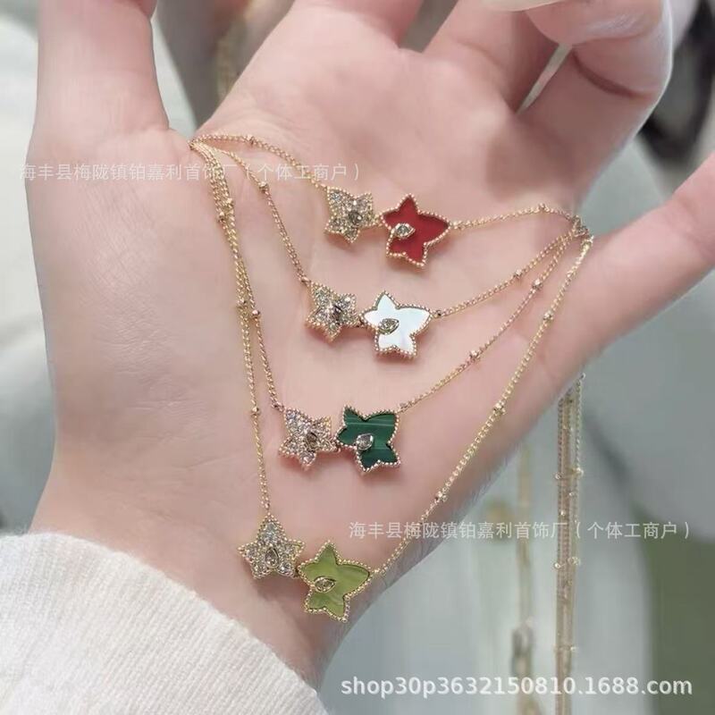 Lola Rose High-End Ivy Necklace for Women, Same Style as on Little Red Book, Tianhe Peacock Green Necklace, Light Luxury Collarbone Chain Lola Rose High-End Ivy Necklace for Women, Same Style as on Little Red Book, Tianhe Peacock Green Necklace, Light Luxury Collarbone Chain